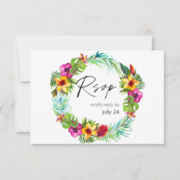 Colorida floral tropical con carne RSVP
