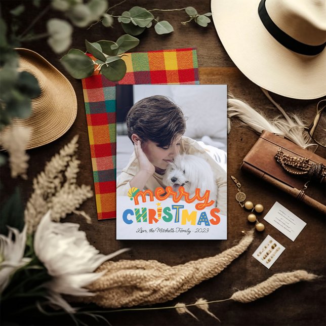 Colorida foto de navidad de Feliz (Subido por el creador)