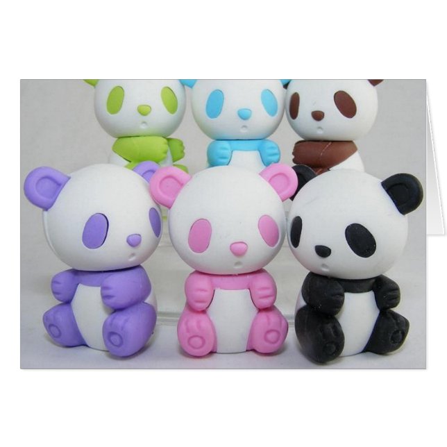 colorida Girly japonesa Anime Kawaii Panda (Anverso (Horizontal))