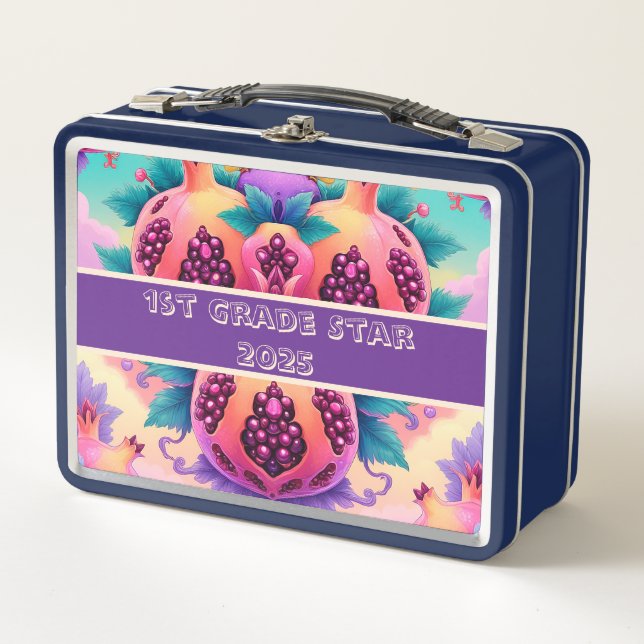 Colorida granada estrella de primer grado 2025 (Anverso)