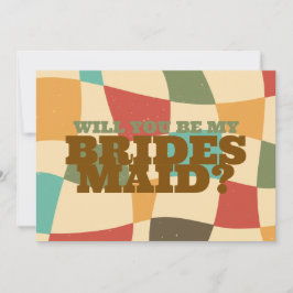 Colorida invitación a la boda Minimalista