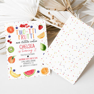 Colorida Invitación de cumpleaños 2-tii Frutti
