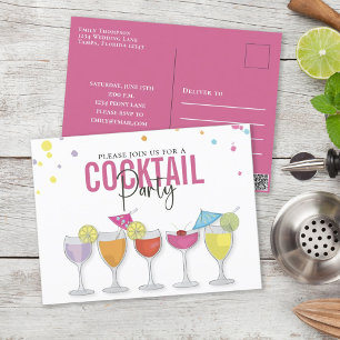 Colorida invitación Personalizado de Fiesta de cóc