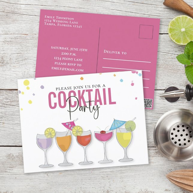 Colorida invitación Personalizado de Fiesta de cóc (Subido por el creador)