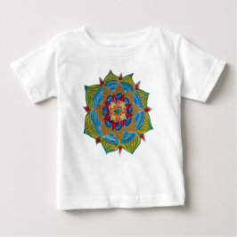 Colorida Mandala Baby Fine Jersey T-Shirt