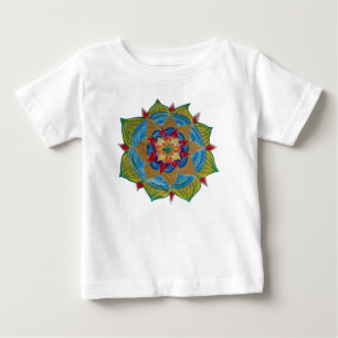 Colorida Mandala Baby Fine Jersey T-Shirt