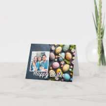 Colorida plantilla de fotos de huevos de Pascua Pe