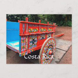Colorida postal de Costa Rica Oxcart