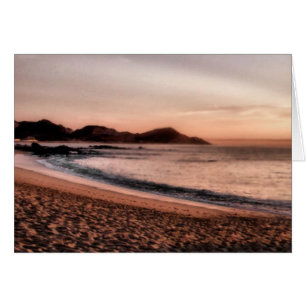 Colorida puesta de sol de Cabo