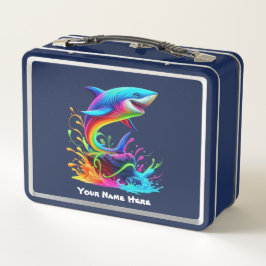 Colorida salpicadura de tiburón