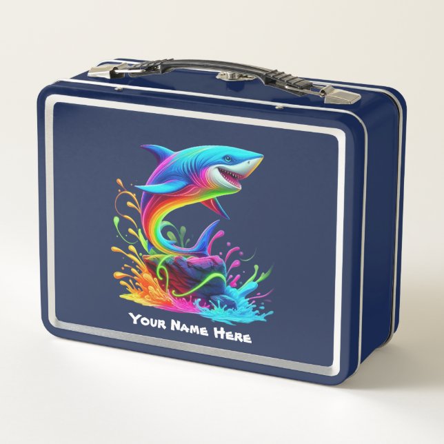 Colorida salpicadura de tiburón (Reverso)