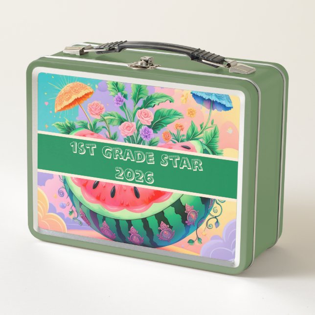 Colorida sandía estrella de primer grado 2025 (Anverso)