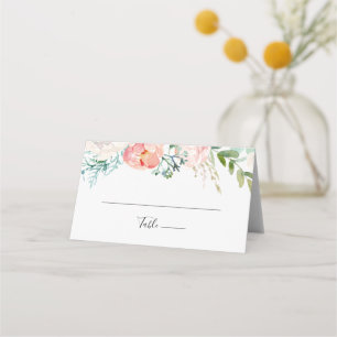 Colorida tarjeta Boda floral tropical