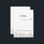 Colorida tarjeta de consejo para Bodas de flores s<br><div class="desc">Esta es una hermosa y elegante tarjeta de consejo para Bodas de flores silvestres. Esta colorida tarjeta de consejo de bodas de flores silvestres es perfecta para su boda de verano, simple y caprichoso. Es perfecto como tarjetas de boda, tarjetas de visita y más. Haga clic en el botón personalizar...</div>