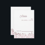 Colorida tarjeta de consejo para Bodas de flores s<br><div class="desc">Esta es una hermosa y elegante tarjeta de consejo para Bodas de flores silvestres. Esta colorida tarjeta de consejo de bodas de flores silvestres es perfecta para su boda de verano, simple y caprichoso. Es perfecto como tarjetas de boda, tarjetas de visita y más. Haga clic en el botón personalizar...</div>