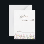 Colorida tarjeta de consejo para Bodas de flores s<br><div class="desc">Esta es una hermosa y elegante tarjeta de consejo para Bodas de flores silvestres. Esta colorida tarjeta de consejo de bodas de flores silvestres es perfecta para su boda de verano, simple y caprichoso. Es perfecto como tarjetas de boda, tarjetas de visita y más. Haga clic en el botón personalizar...</div>