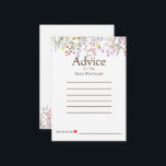 Colorida tarjeta de consejo para Bodas de flores s<br><div class="desc">Esta es una hermosa y elegante tarjeta de consejo para Bodas de flores silvestres. Esta colorida tarjeta de consejo de bodas de flores silvestres es perfecta para su boda de verano, simple y caprichoso. Es perfecto como tarjetas de boda, tarjetas de visita y más. Haga clic en el botón personalizar...</div>