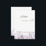 Colorida tarjeta de consejo para Bodas de flores s<br><div class="desc">Esta es una hermosa y elegante tarjeta de consejo para Bodas de flores silvestres. Esta colorida tarjeta de consejo de bodas de flores silvestres es perfecta para su boda de verano, simple y caprichoso. Es perfecto como tarjetas de boda, tarjetas de visita y más. Haga clic en el botón personalizar...</div>
