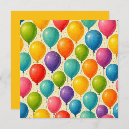 ¡Colorida tarjeta de cumpleaños!