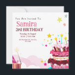Colorida tarjeta de invitación a la fiesta de cump<br><div class="desc">Una invitación colorida para una fiesta de cumpleaños se diseñaría típicamente con una paleta de colores vibrante y juguetona,  con colores brillantes y llamativos como rojo,  naranja,  amarillo,  verde,  azul y morado. La invitación apuntaría a capturar el espíritu divertido y festivo de una fiesta de cumpleaños.</div>