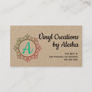 Colorida tarjeta de presentación Mandala - ¡Person