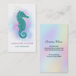 ・colorida tarjeta de visita del logotipo del cabal