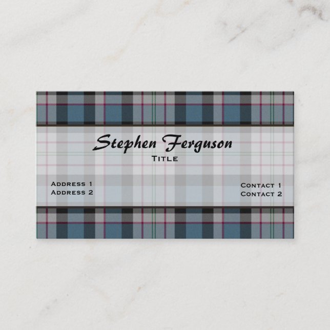Colorida tarjeta de visita Personalizado Ferguson  (Anverso)