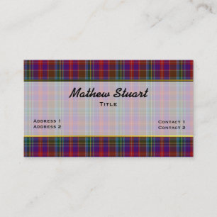 Colorida tarjeta de visita Personalizado Stuart Pl