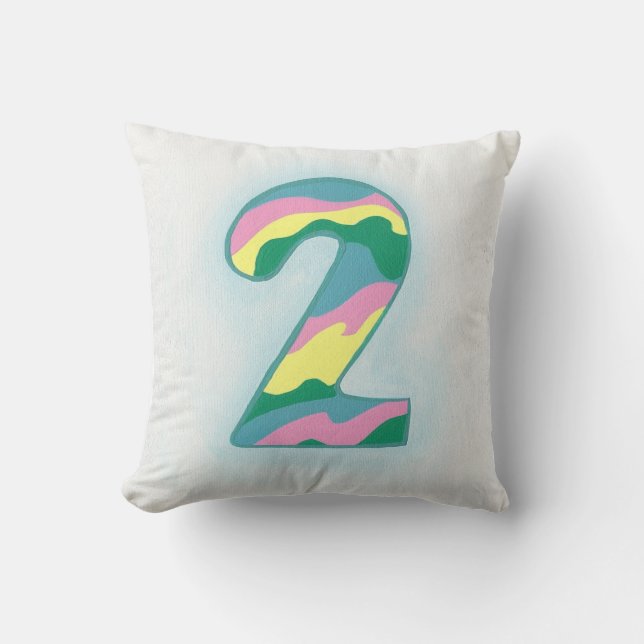 Coloridas almohadas número dos (Anverso)