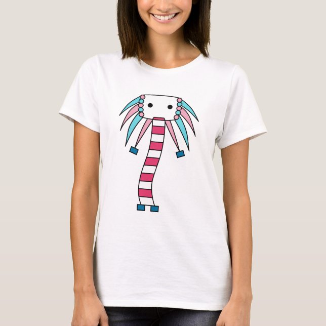Coloridas camisetas kawaii adorables (Anverso)