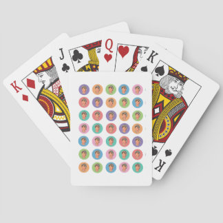 Coloridas cartas de Jane Austen para jugar