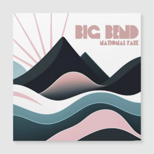 Coloridas colinas del Parque Nacional Big Bend