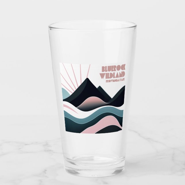 Coloridas colinas del Parque Provincial Bluerock W (Anverso)