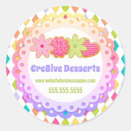 Coloridas Cookies Festividades Panadería Sellos de