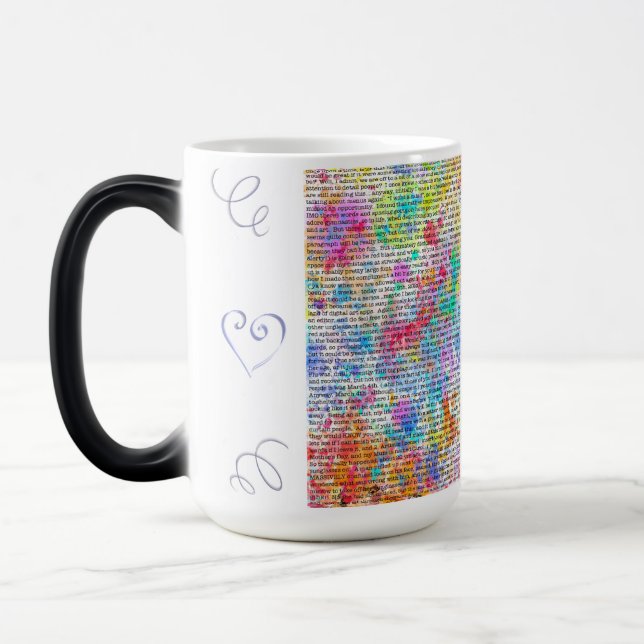 Coloridas divagaciones en la taza (Izquierda)