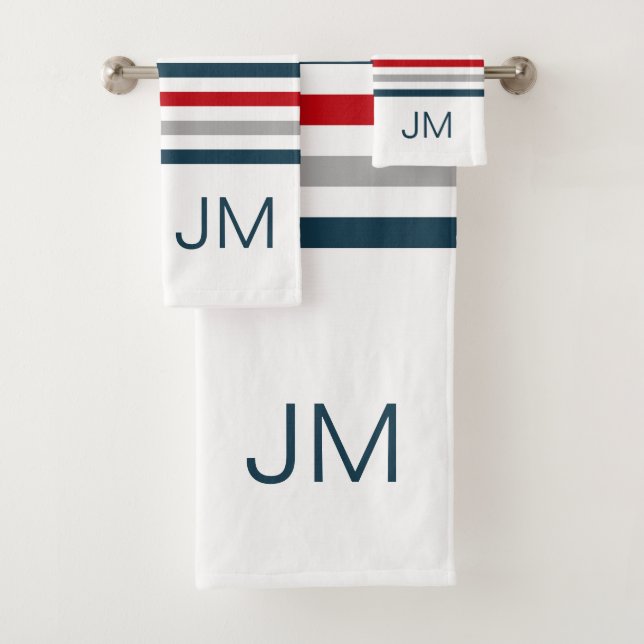 Coloridas franjas navales horizontales (In situ)