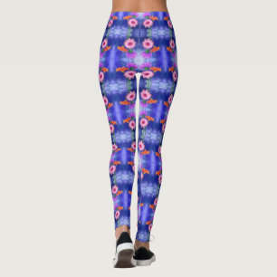 Coloridas Gerberas Leggings