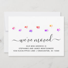 Coloridas hojas de Invitación móviles