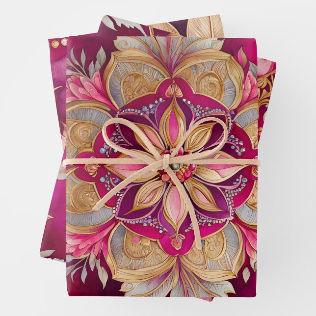 Coloridas hojas de papel de envolvimiento de arte  (Subido por el creador)