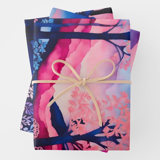 Coloridas hojas de papel de envolvimiento de arte  (Subido por el creador)