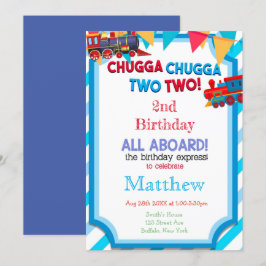 Coloridas invitaciones a la fiesta de cumpleaños d