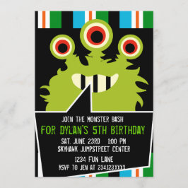 Coloridas invitaciones a la fiesta de cumpleaños d