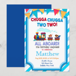 Coloridas invitaciones a la fiesta de cumpleaños d