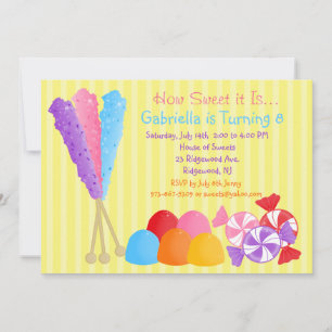 Coloridas invitaciones al cumpleaños de niños golo