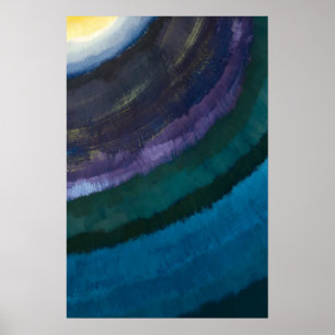 Coloridas líneas abstractas arte
