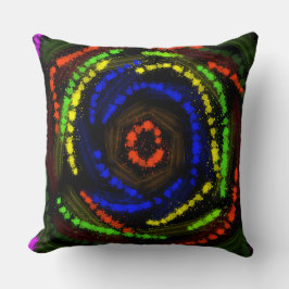 coloridas líneas en el Cojín decorativo decorativo