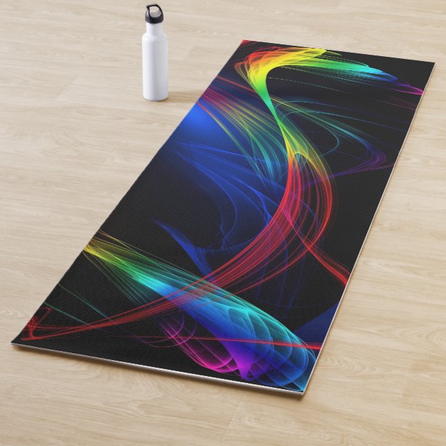 Coloridas Luces Yoga Mat (In situ)