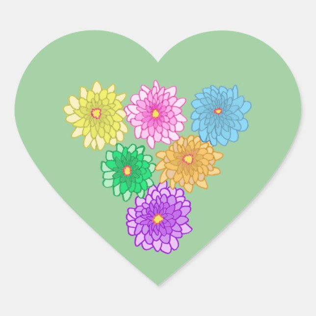 Coloridas Mamáes Personalizados Pegatinas (Anverso)
