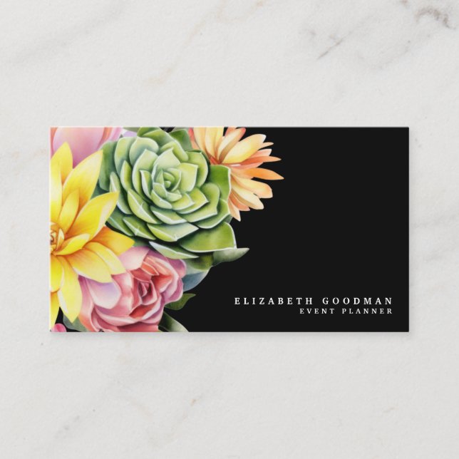 Coloridas modas exitosas tarjetas para empresas ne (Anverso)