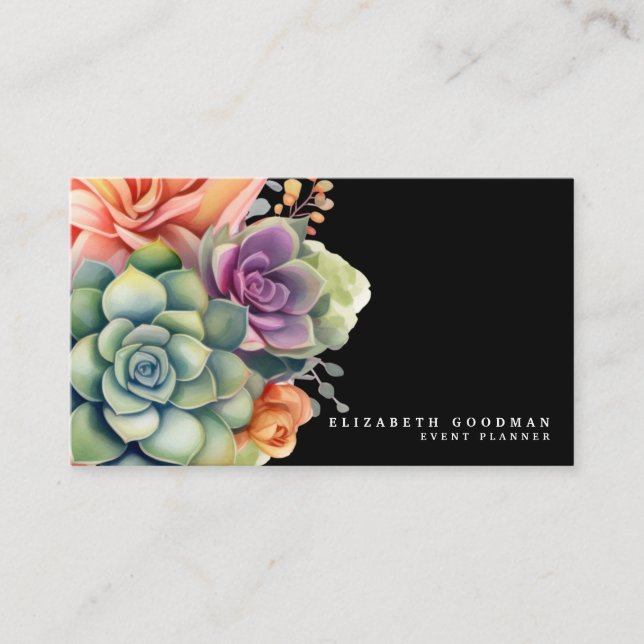 Coloridas modas exitosas tarjetas para empresas ne (Anverso)